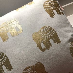 Ivory & Gold Toss Pillow